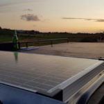Solarzelle auf dem Dach